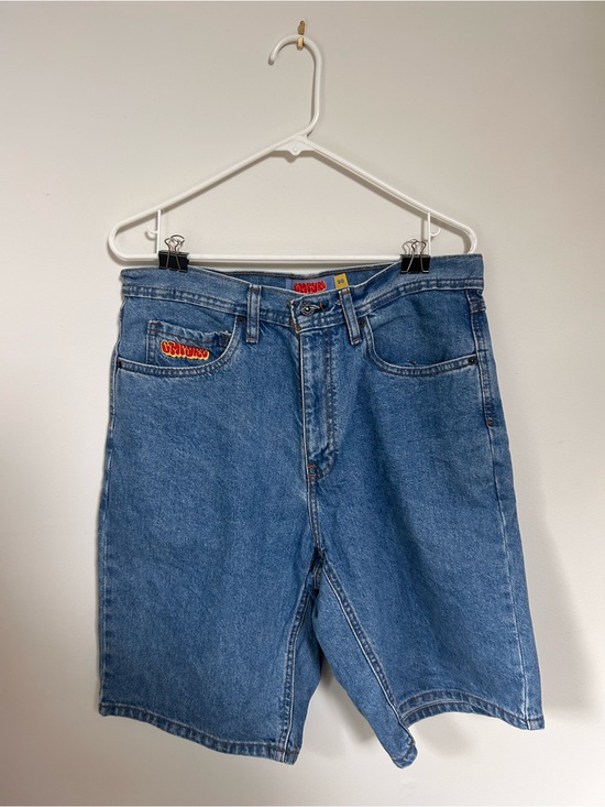 Empyre Other - EMPYRE Blue Relaxed Fit Men's Denim Shorts